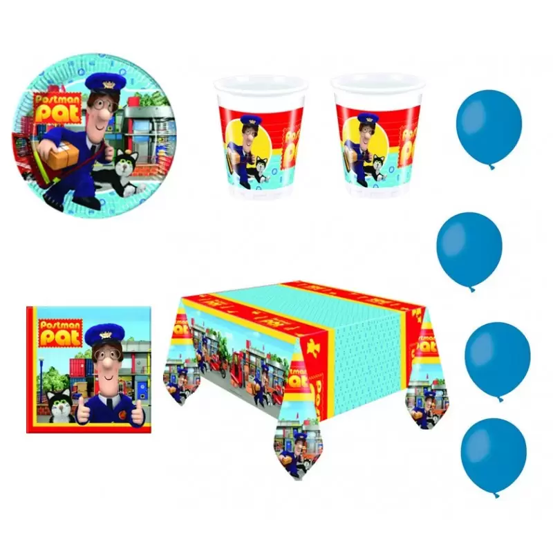 IL POSTINO PAT COORDINATO COMPLEANNO BIMBO CON PALLONCINI KIT N 8