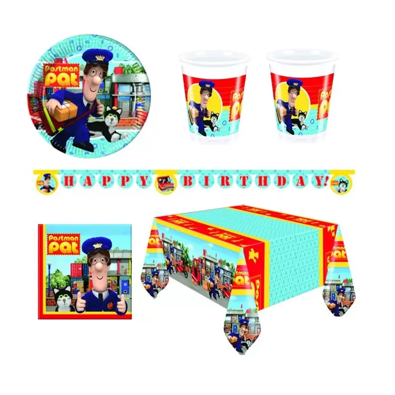 IL POSTINO PAT COORDINATO TAVOLA COMPLEANNO KIT N 13 BAMBINO GHIRLANDA