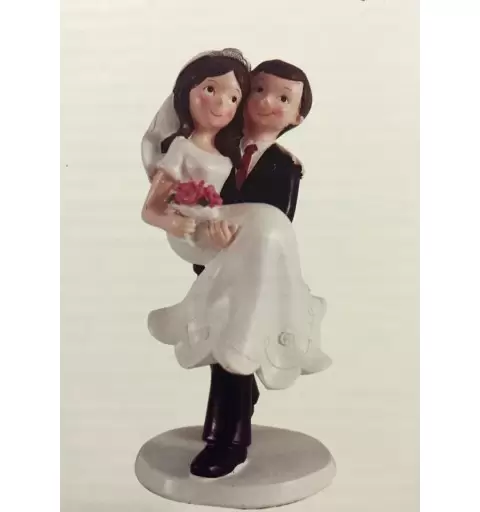 CAKE TOPPER SPOSI ROMANTICI DECORAZIONE TORTA MATRIMONIO WEDDING SPOSINI 