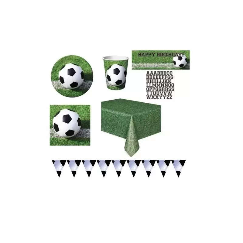COORDINATO TAVOLA CALCIO SET COMPLEANNO BAMBINO KIT N17
