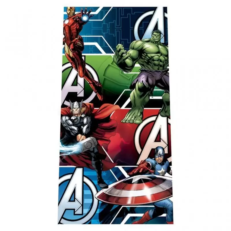 TELO MARE AVENGERS ASSEMBLE MV92260 ASCIUGAMANI TOVAGLIA PISCINA RELAX BAMBINO