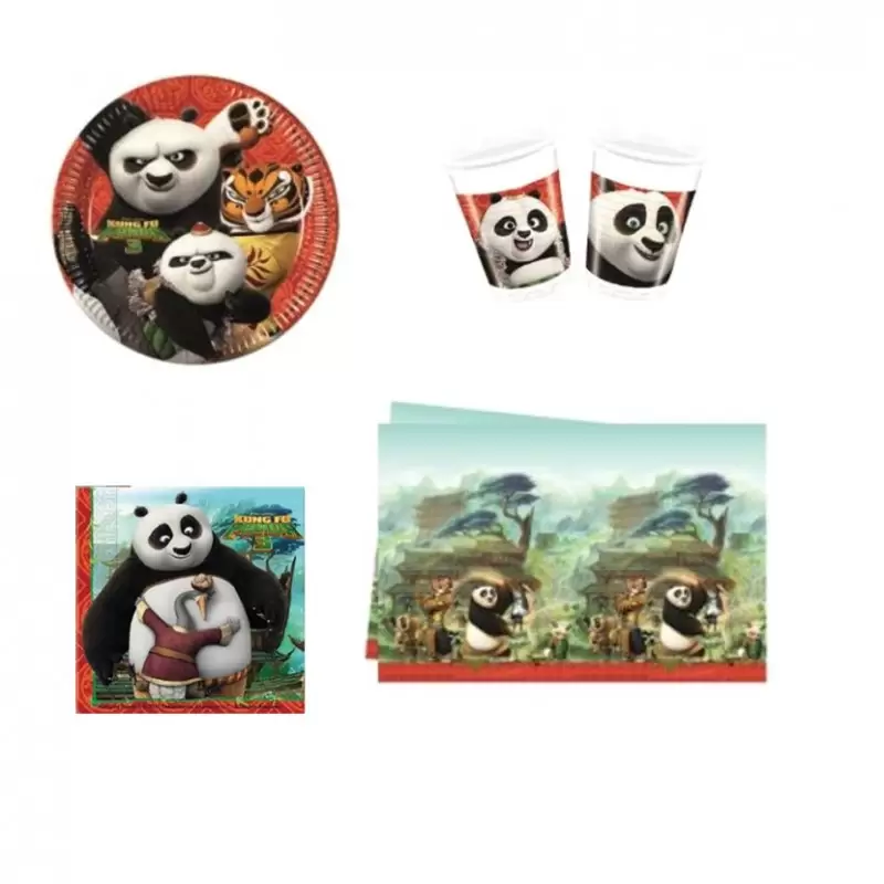 KUNG FU PANDA COORDINATO TAVOLA KIT N 3 