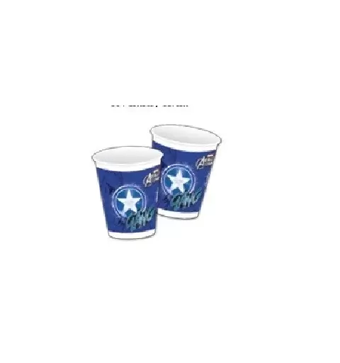 BICCHIERI CAPITAN AMERICA 8 PZ