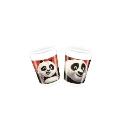 BICCHIERI KUN FU PANDA 8 PZ 