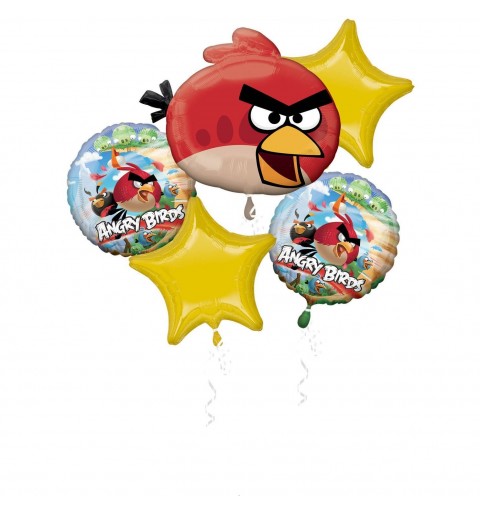 Bouquet palloncini Angry Birds