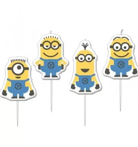 CANDELINE CATTIVISSIMO ME MINIONS 662844 4PZ