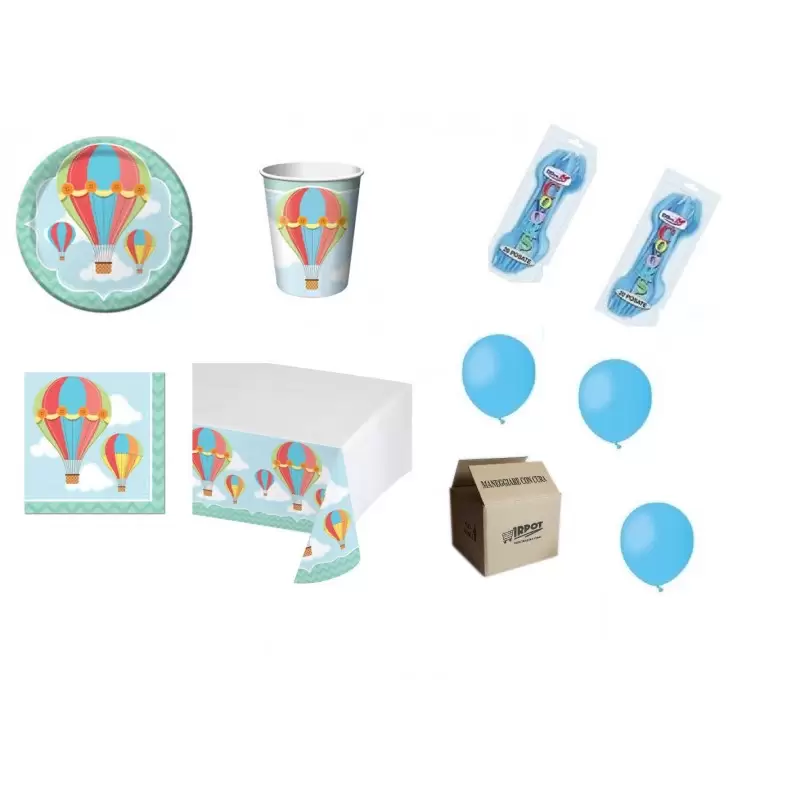 kit mongolfiera compleanno bambino