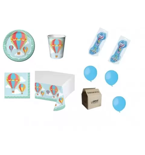 kit mongolfiera compleanno bambino