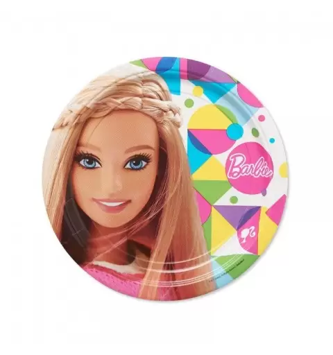 PIATTI BARBIE 8 PZ