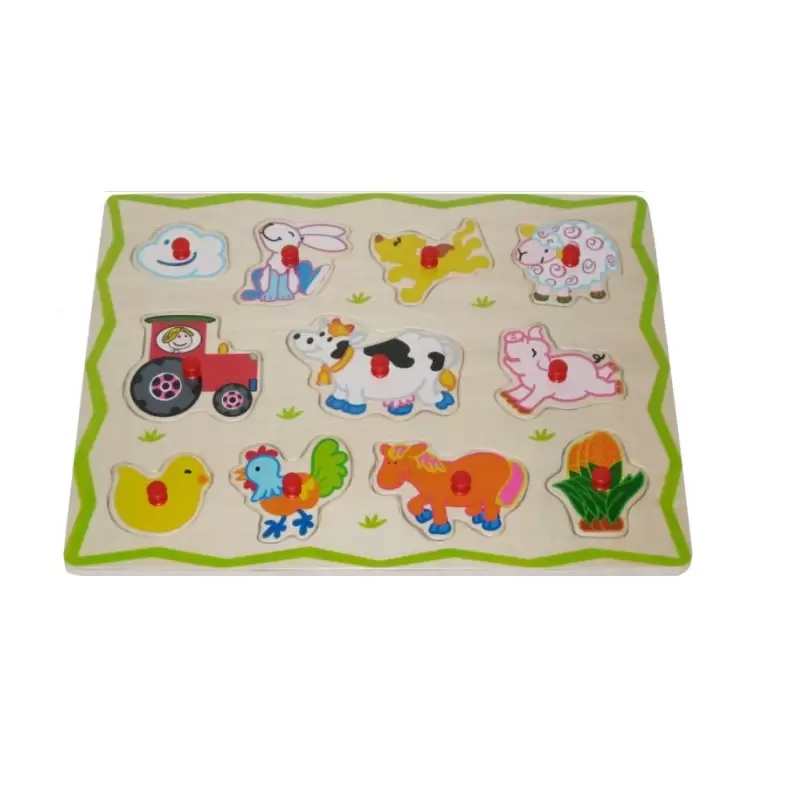 PUZZLE IN LEGNO FATTORIA 3 PZ ( 5067A + 4097A + 4623A )