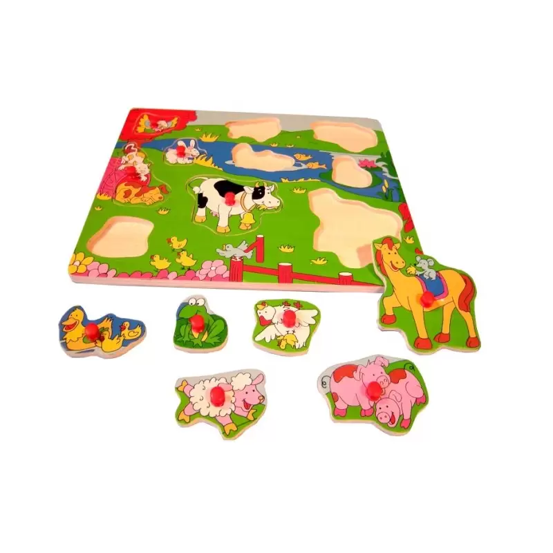 PUZZLE IN LEGNO FATTORIA 3 PZ ( 5067A + 4097A + 4623A )
