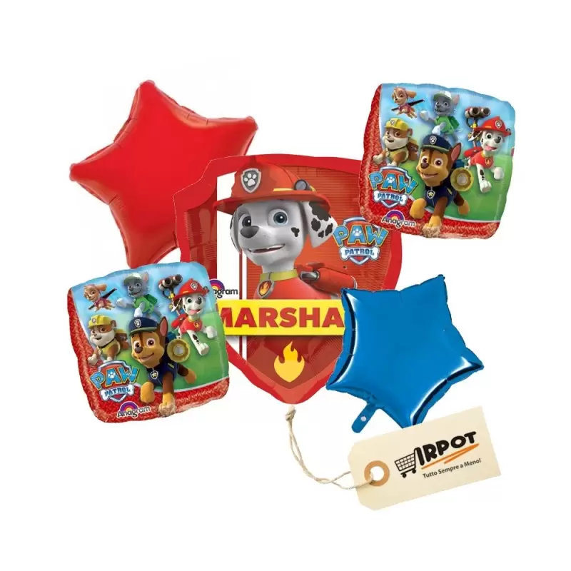 Bouquet palloncini Paw Patrol