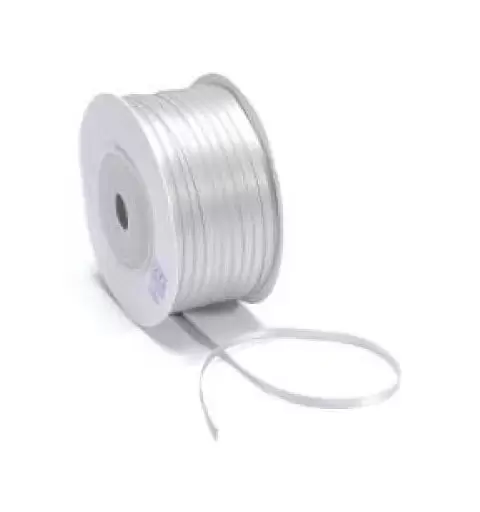 nastrino raso bianco nastro
