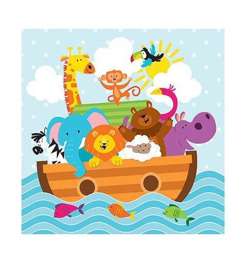 kit compleanno arca di noè per festa bambino