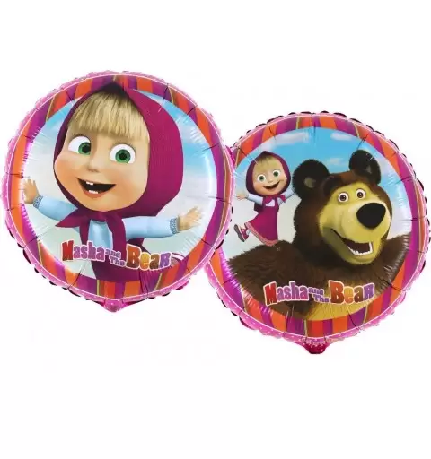 PALLONCINO FOIL MASHA E ORSO RC-L18023/01