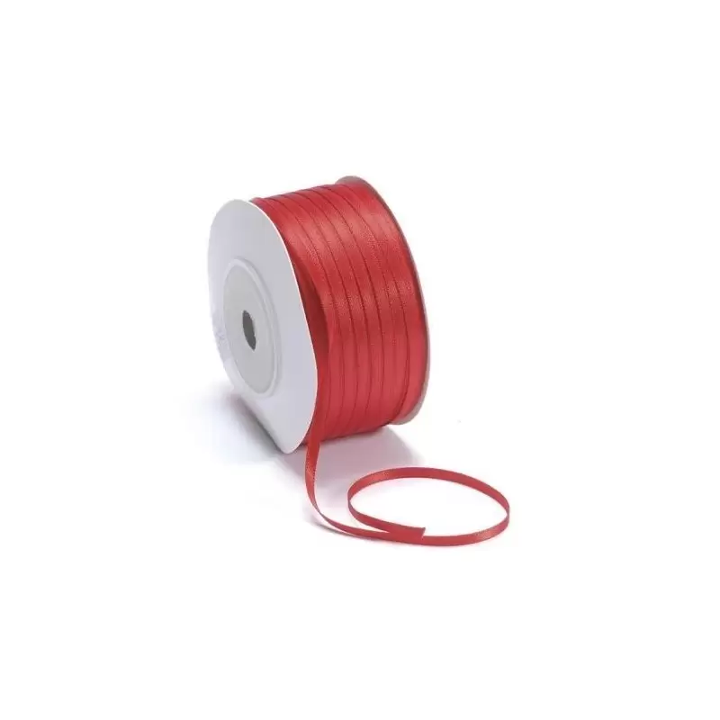 NASTRINO ROSSO RASO 3MM