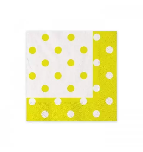 TOVAGLIOLI POIS GIALLO 20 PZ