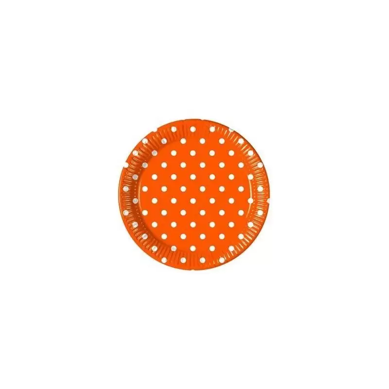 PIATTI POIS ARANCIO 8 PZ