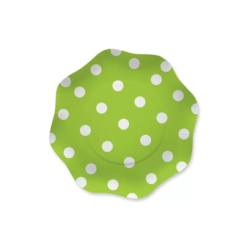 PIATTI POIS  VERDE MELA 20 PZ