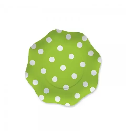PIATTI POIS  VERDE MELA 20 PZ