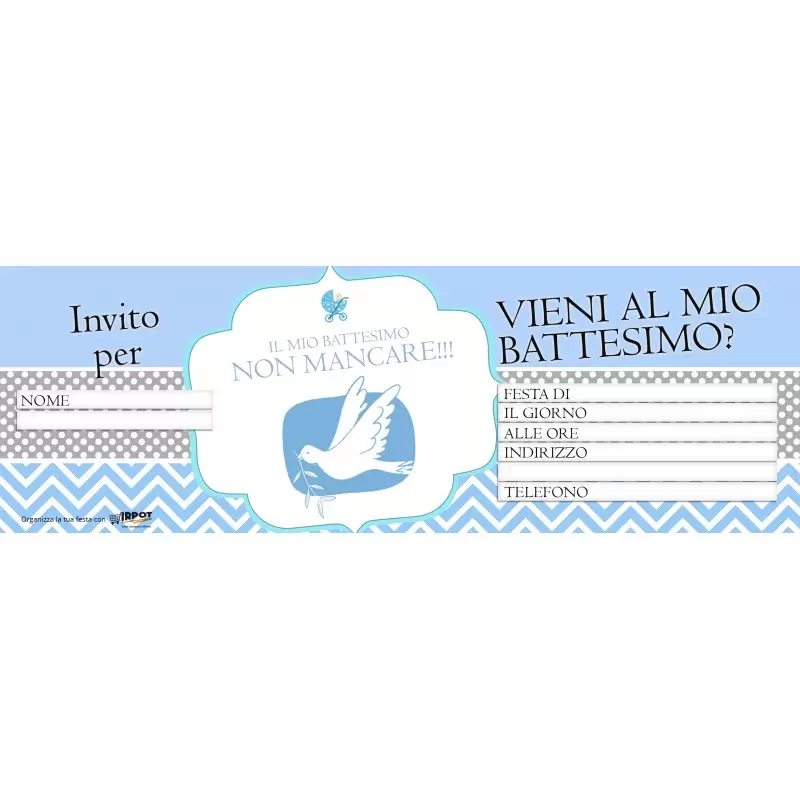 Inviti battesimo bimbo