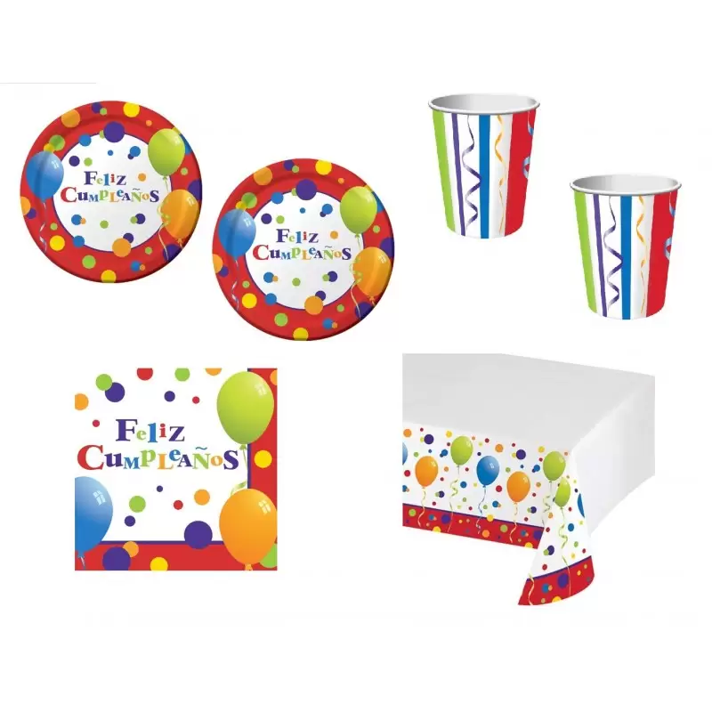 KIT COMPLEANNOF ESTA FELIZ CUMPLEANOS