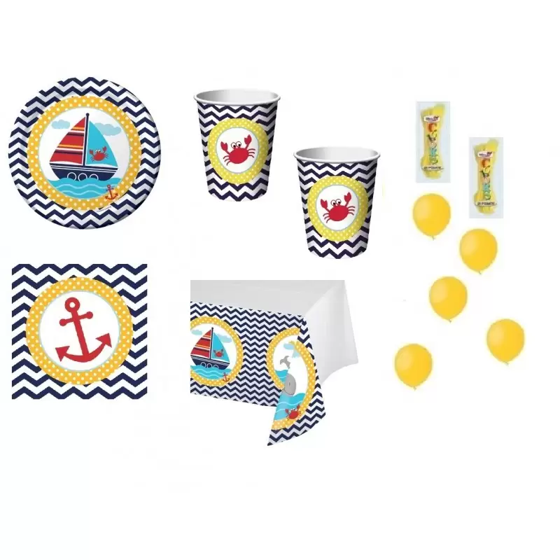 kit compleanno mare per bambini