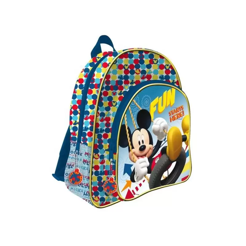 ZAINO TOPOLINO MICKEY MOUSE DOPPIA CERNIERA AST0786
