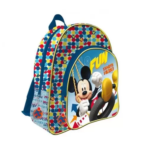 ZAINO TOPOLINO MICKEY MOUSE DOPPIA CERNIERA AST0786