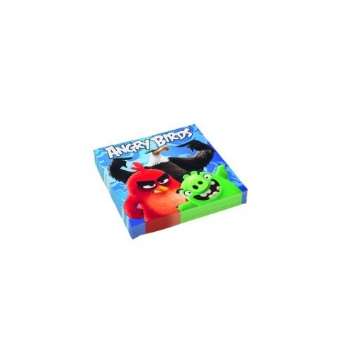 KIT N 8 COORDINATO ANGRY BIRDS SET COMPLEANNO CON PALLONCINI