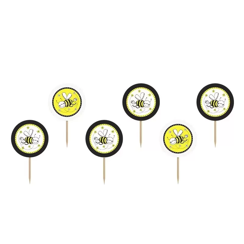 STECCHINI TOPPER CUPCAKE APE-BEE 12 PZ KPM2
