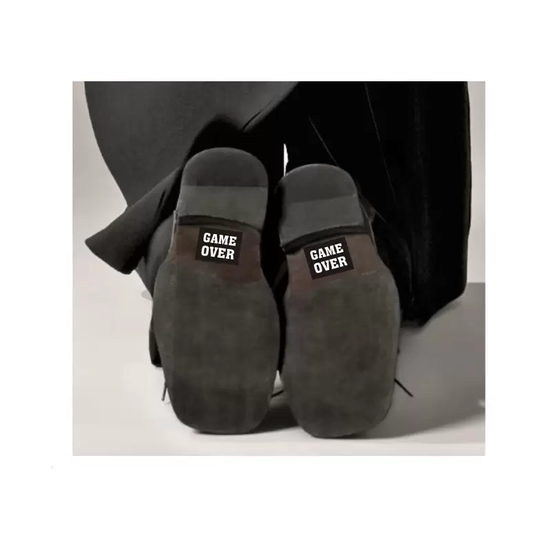 ADESIVI GAME OVER SCARPE SPOSO