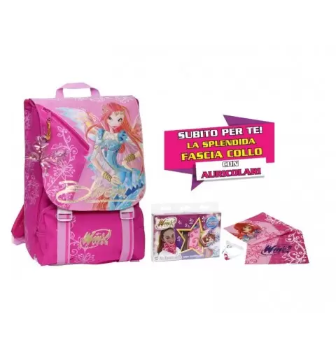 ZAINO SCUOLA ESTENSIBILE WINX CON GADGET 87771