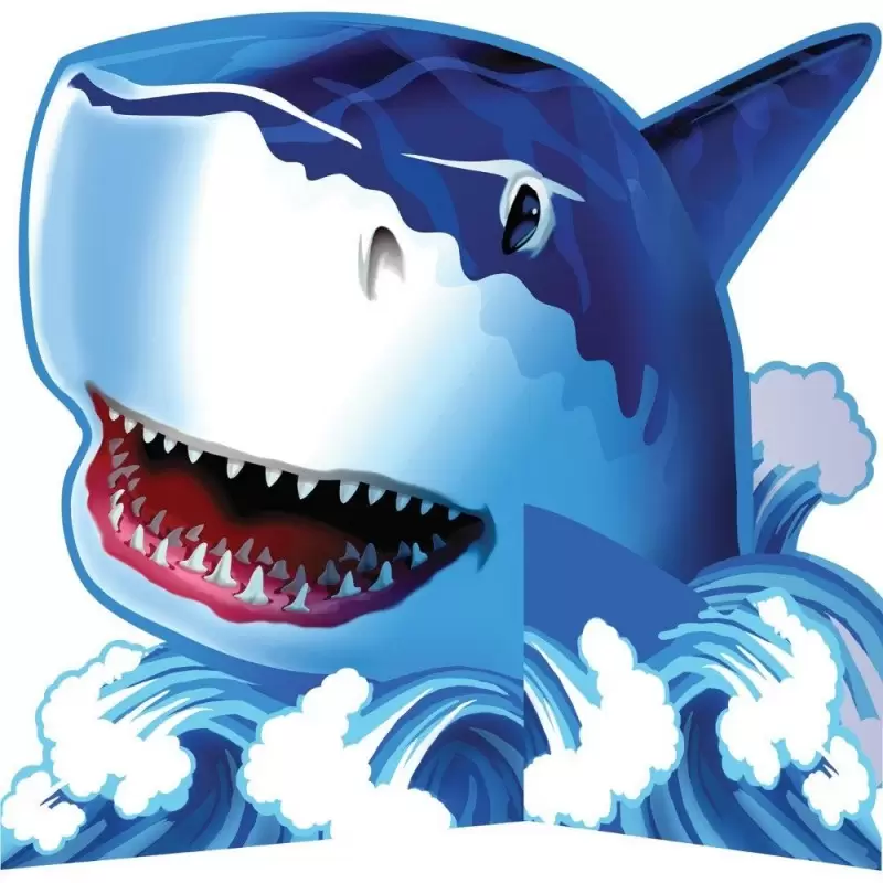 DECORAZIONE CENTROTAVOLA SQUALI SHARK SPLASH 265887