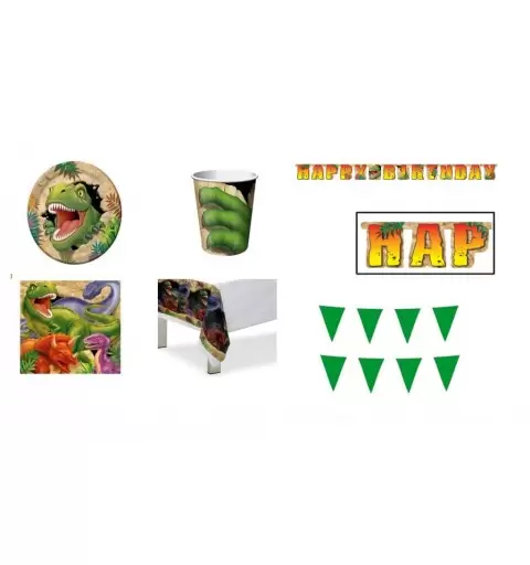 DINOSAURI COORDIANTO COMPLEANNO KIT N 17 