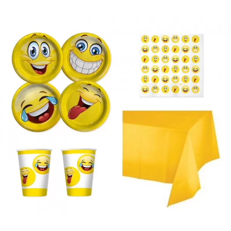 COORDINATO TAVOLA EMOTICONS SMILE KIT N 3 
