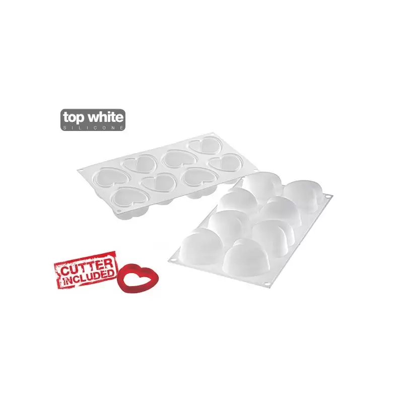 stampo silicone cuori amorini 100