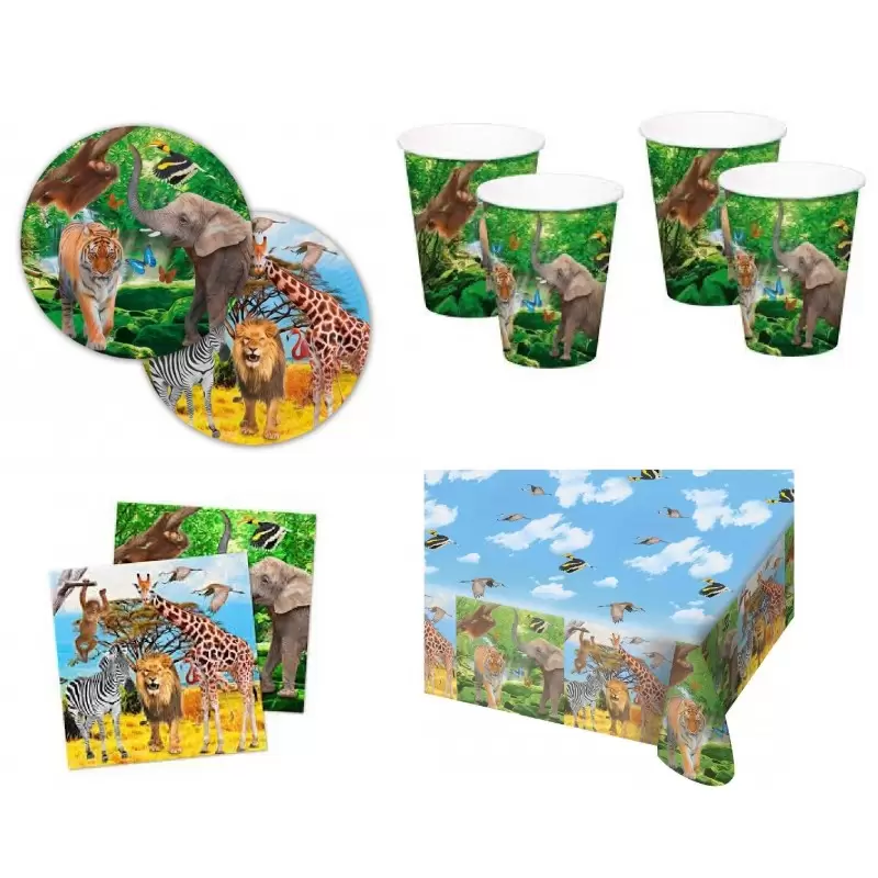 kit compleanno zoo safari