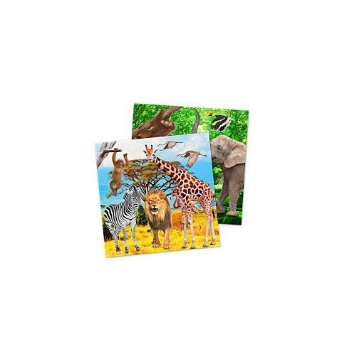 kit zoo safari compleanno animali