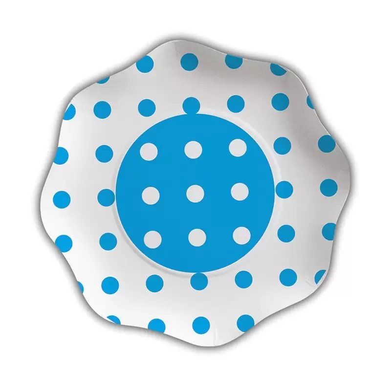 PIATTI POIS TURCHESE 60887 10 PZ