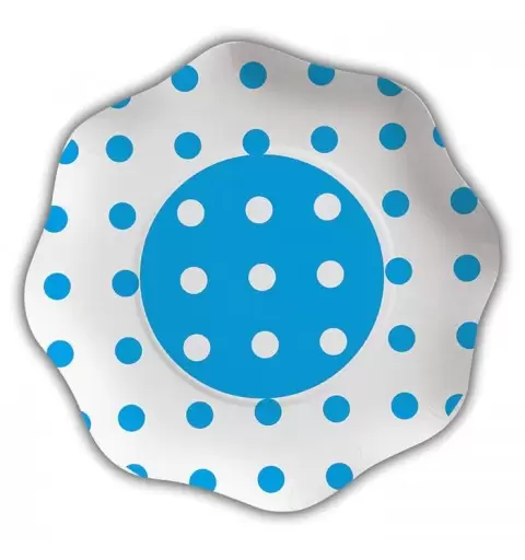PIATTI POIS TURCHESE 60887 10 PZ