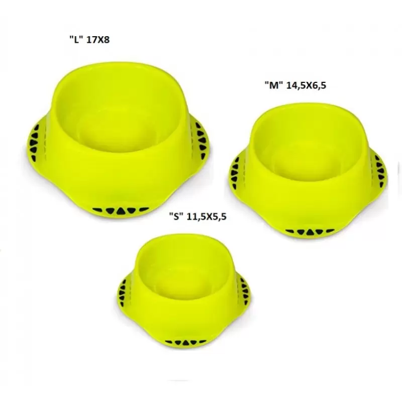 SET CIOTOLE ALIMENTI CANI E GATTI MAYA  3 PZ COLORI E MISURE ASSORTITE 