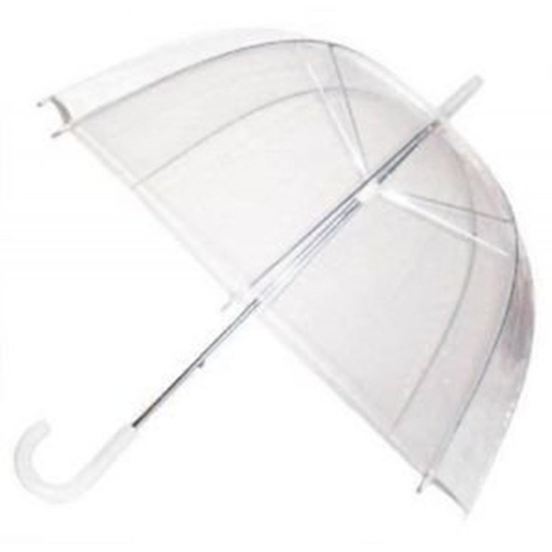Ombrelli Trasparenti A Cupola ombrello sposa a cupola trasparente bianco 8303 irpot Ombrelli Trasparenti A Cupola ombrello sposa a cupola trasparente bianco 8303 irpot