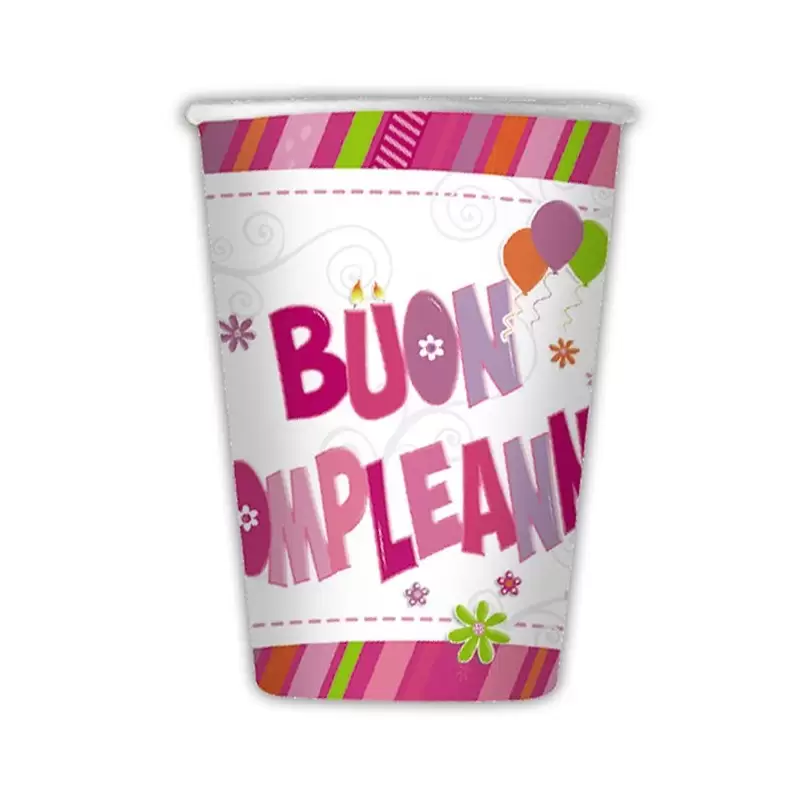 BUON COMPLEANNO ROSA KIT N2 