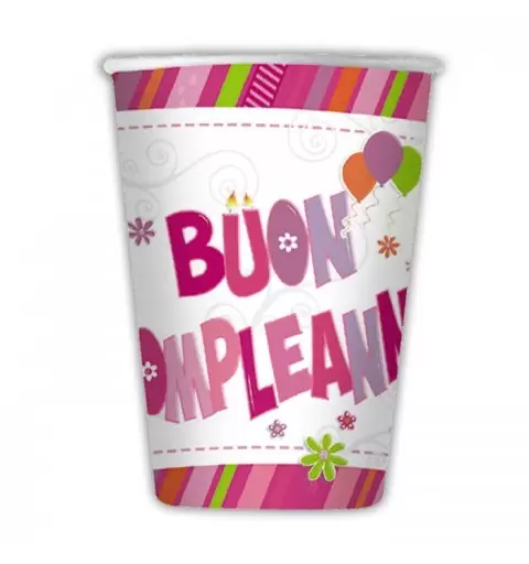 BUON COMPLEANNO ROSA KIT N2