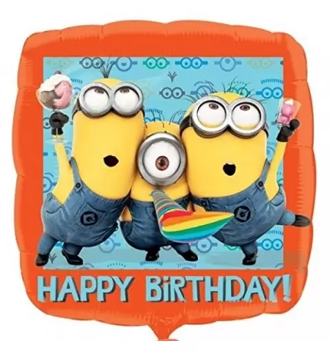 29953 PALLONCINO FOIL CATTIVISSIMO ME HAPPY BIRTHDAY