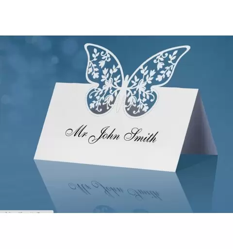 SEGNAPOSTO FARFALLA CARTA PERLA