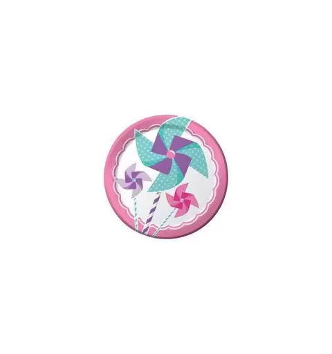 PIATTI GIRANDOLA ROSA 8 PZ
