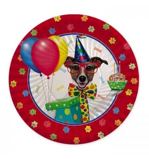 PIATTI DOG PARTY 8 PZ