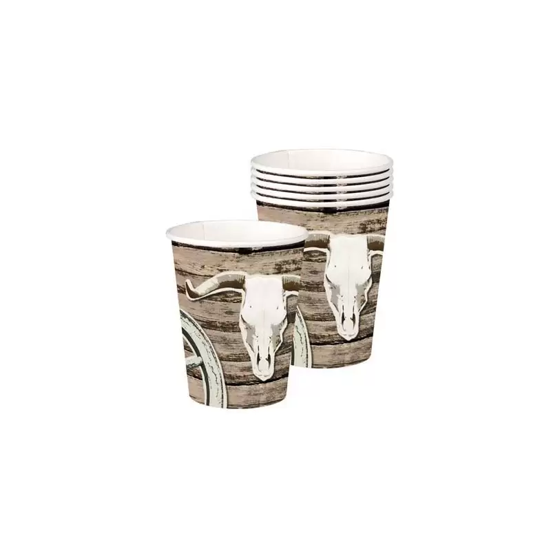 BICCHIERI WILD WEST 6 PZ